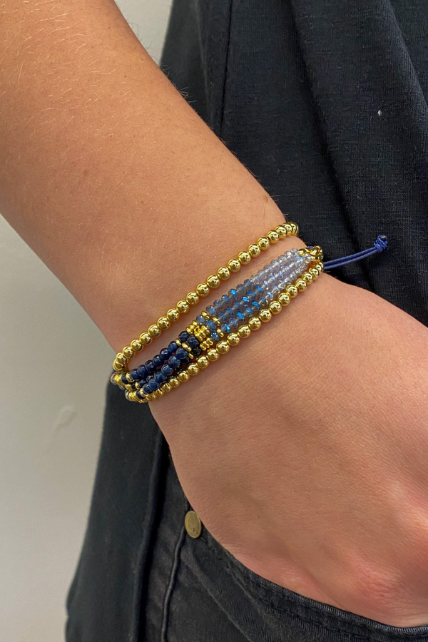 Triple Layer Stone Bracelet