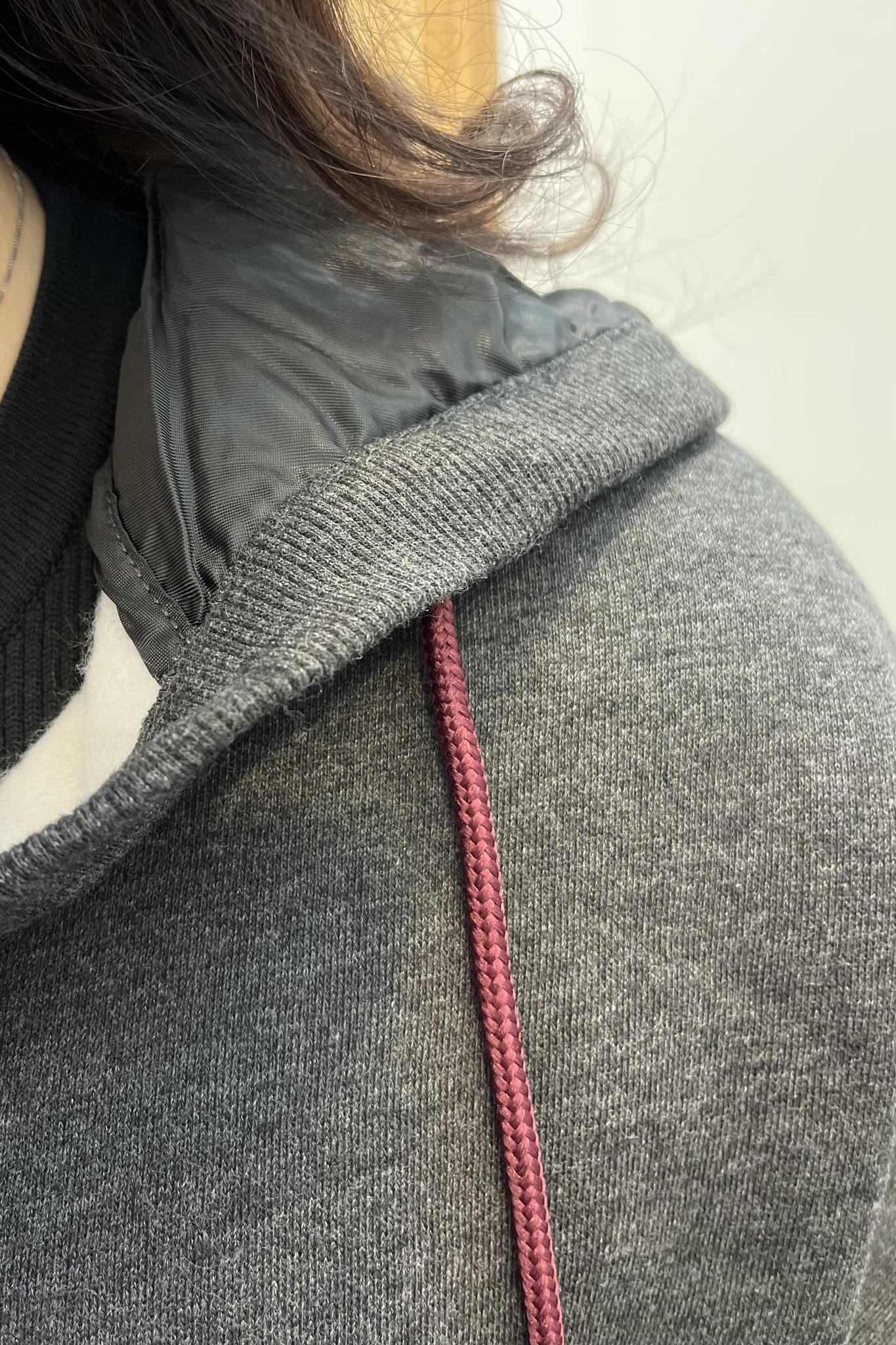 Charcoal Tunic Hoodie