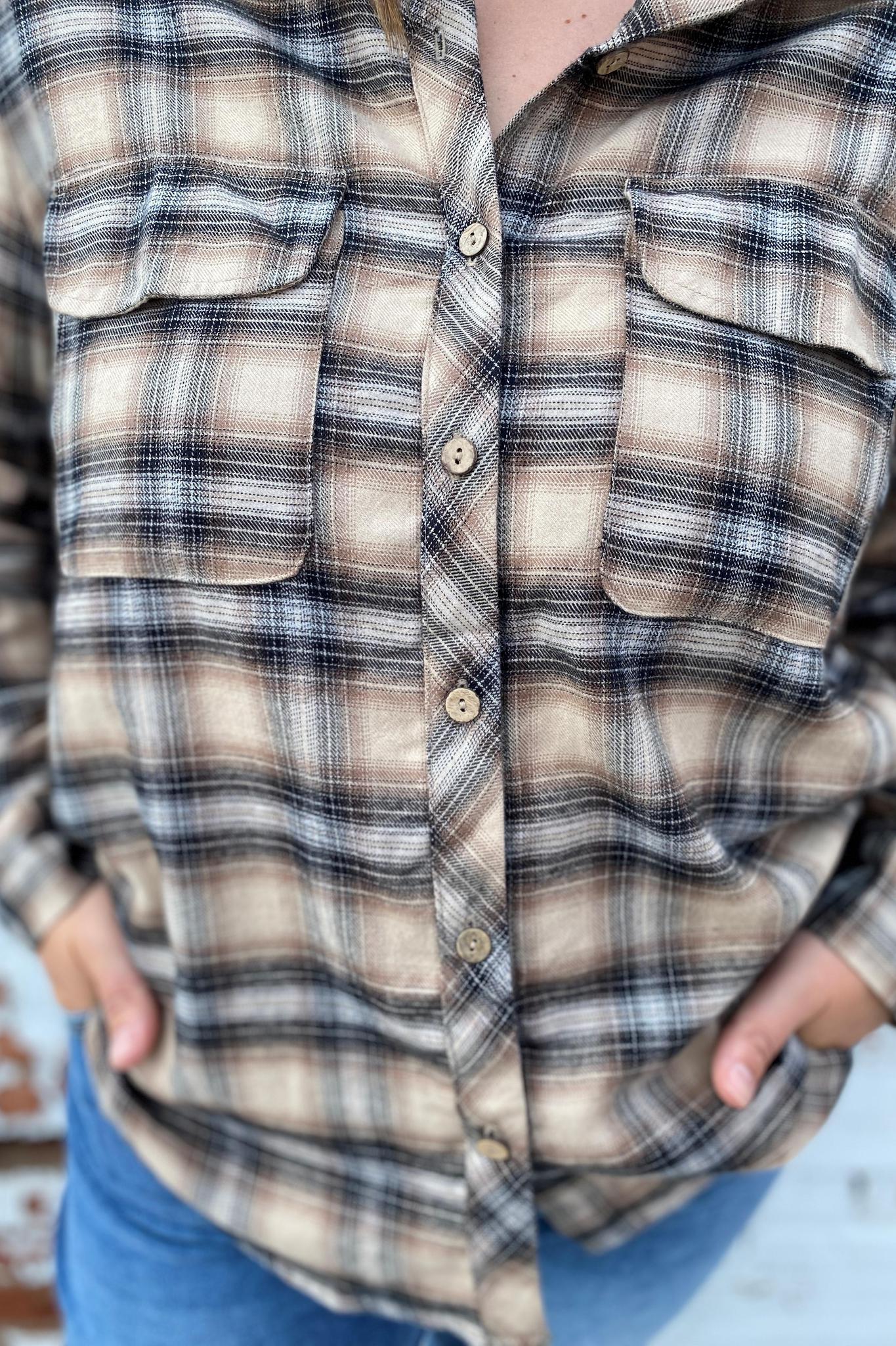 Lightweight Plaid Button Down