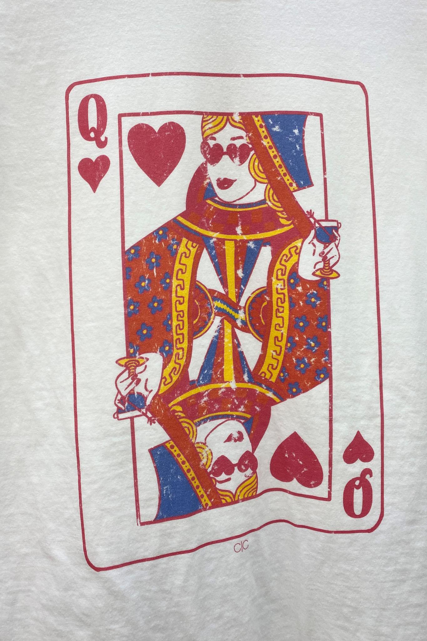 Queen of Hearts Tee