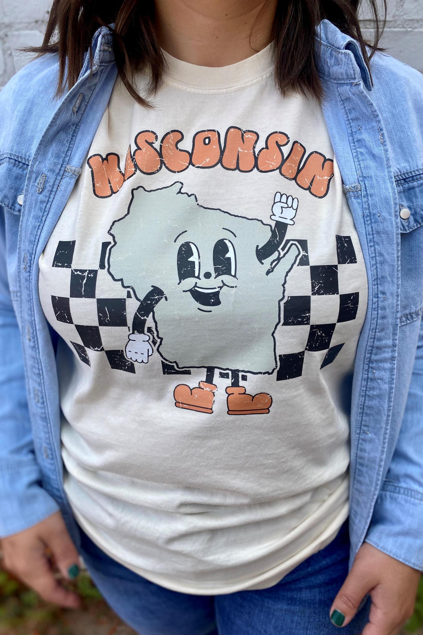 Retro Wisconsin Graphic Tee