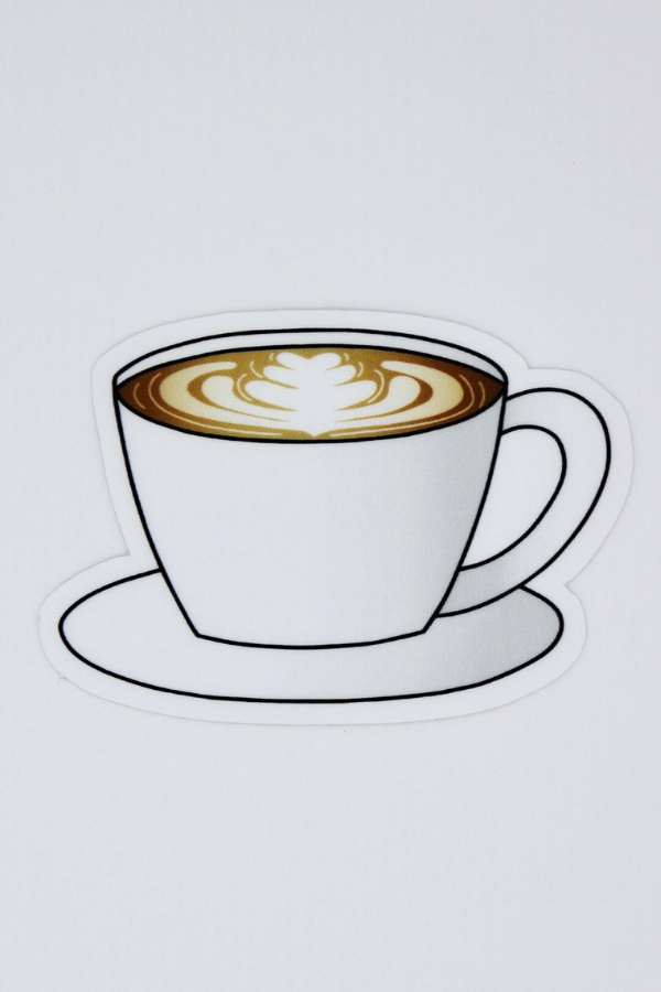 Latte Art Sticker