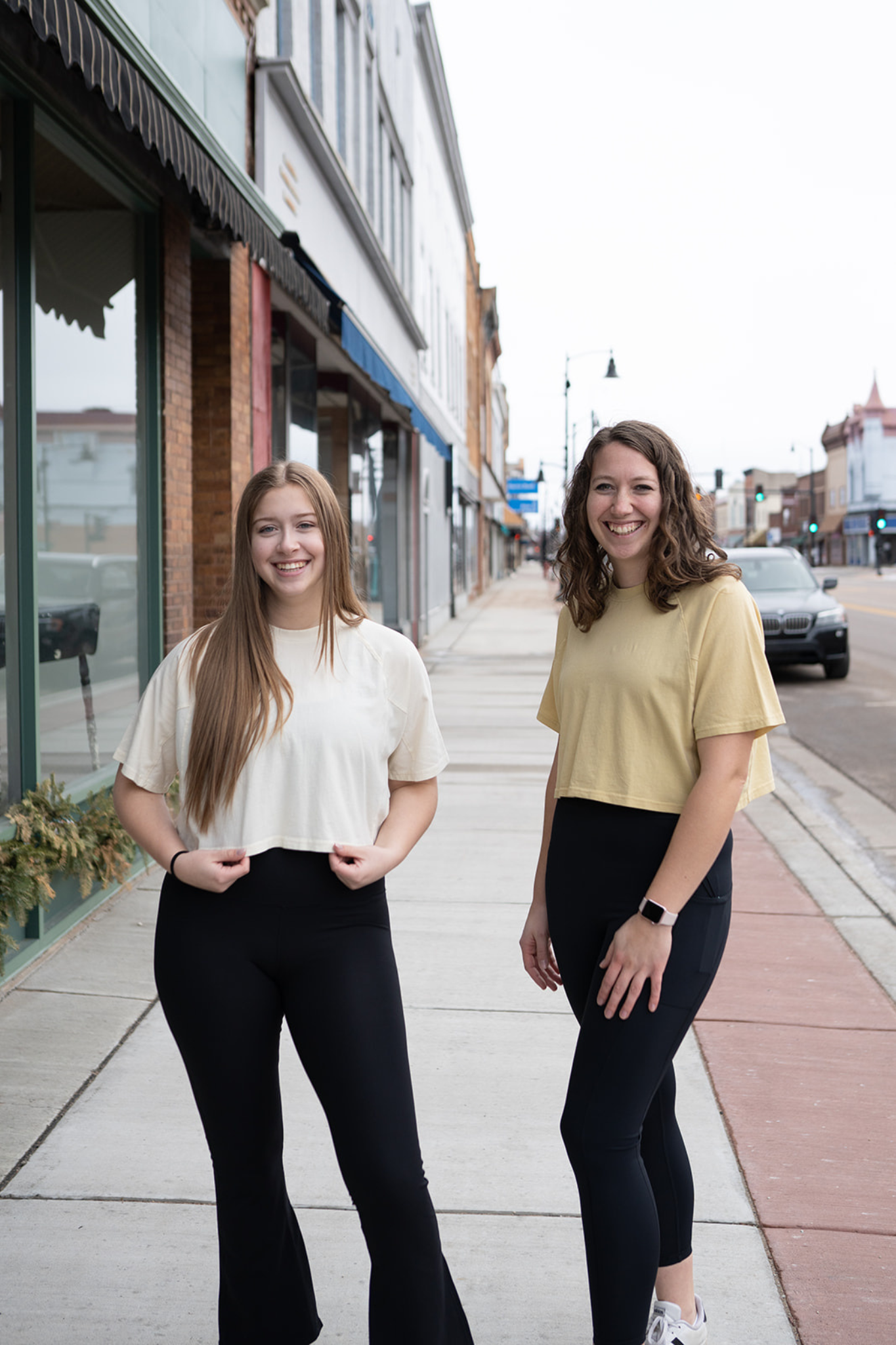 Raglan Cropped Tee - Cream