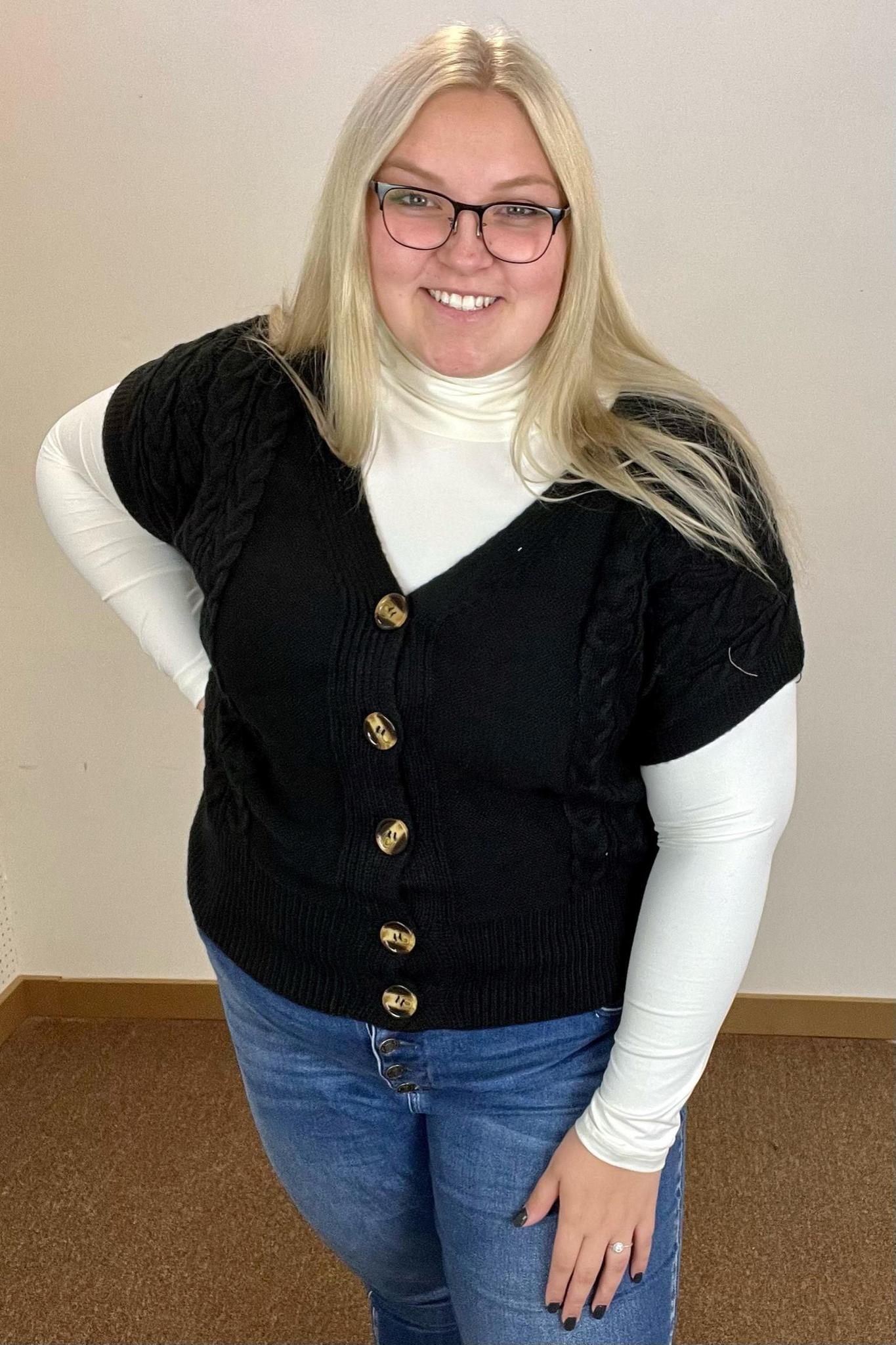 Ivory Turtleneck Top