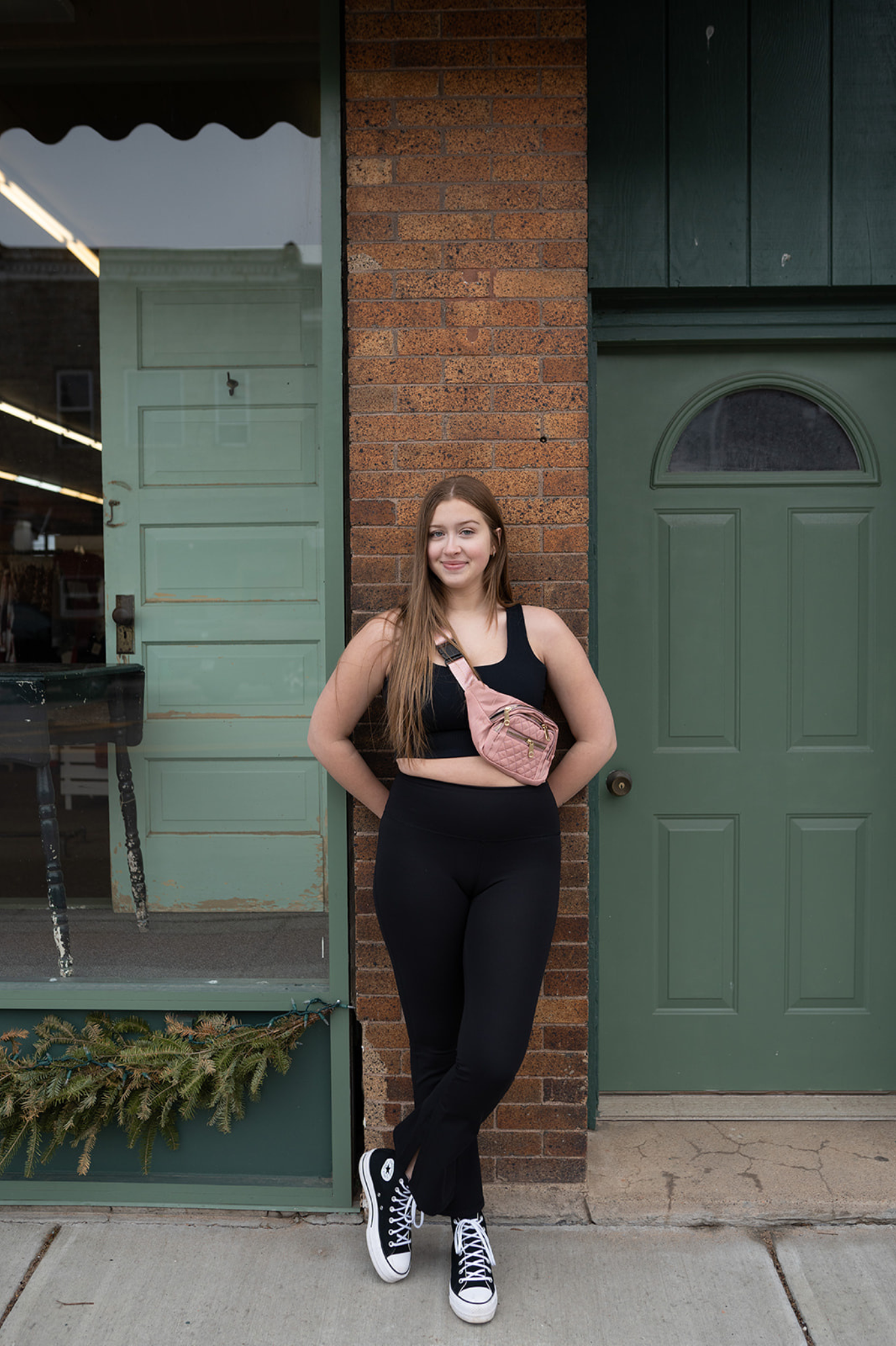 Ribbed Square Neck Cropped Tank