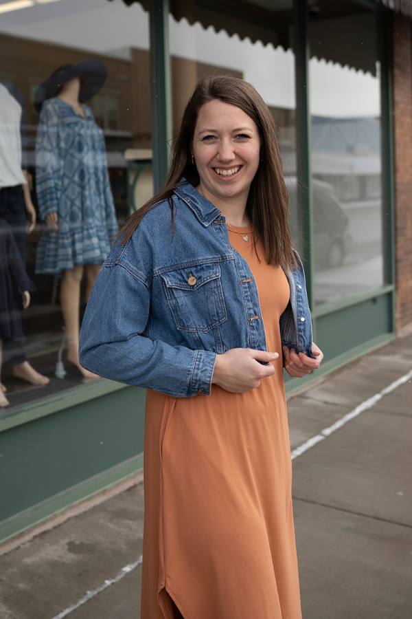 Side Slit Dress with Pockets