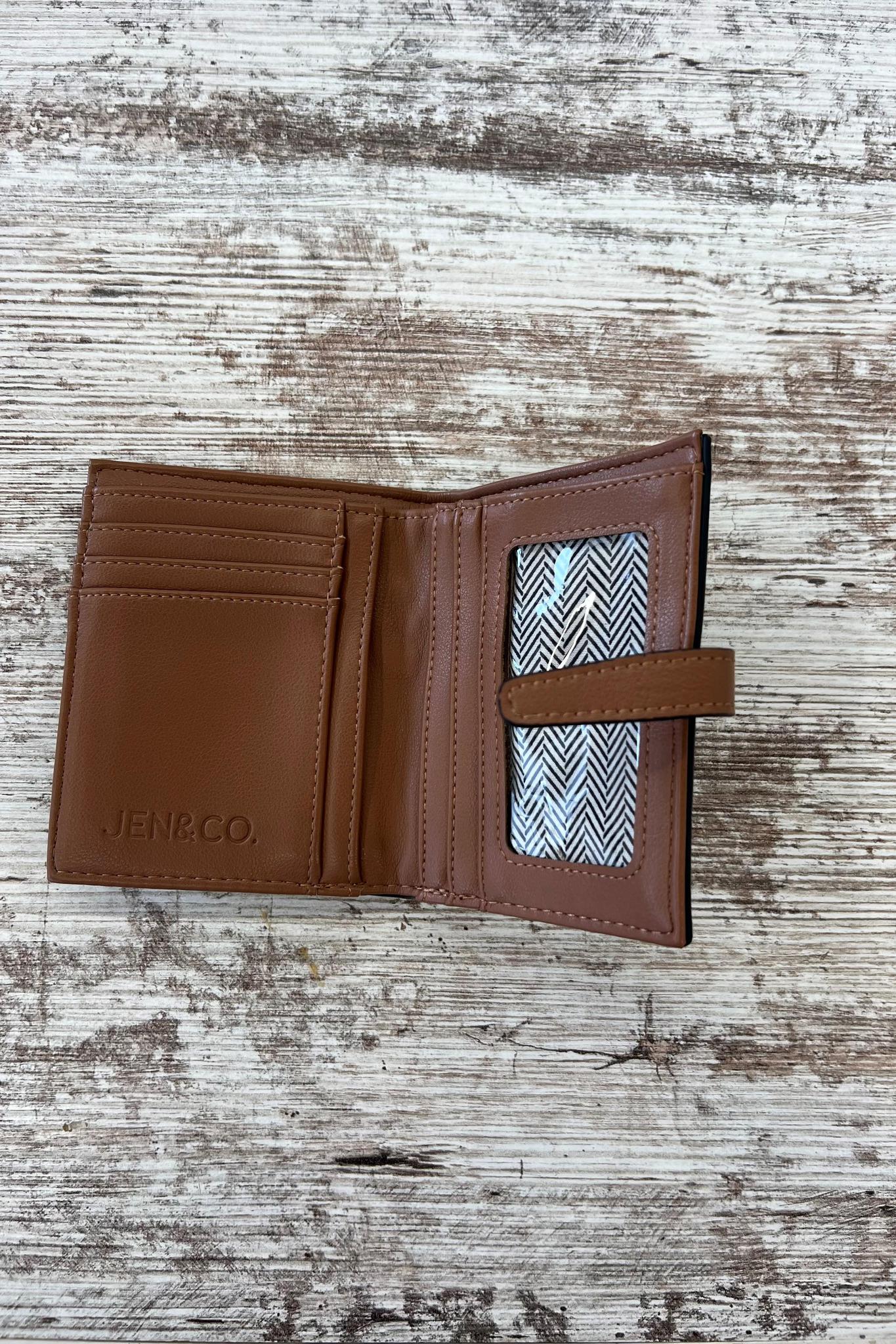 Bessie Canvas Wallet - Beige