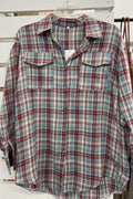 Flannel w/ Pockets - Dream Orange