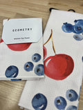 Geometry Cherry On Top - Tea Towel