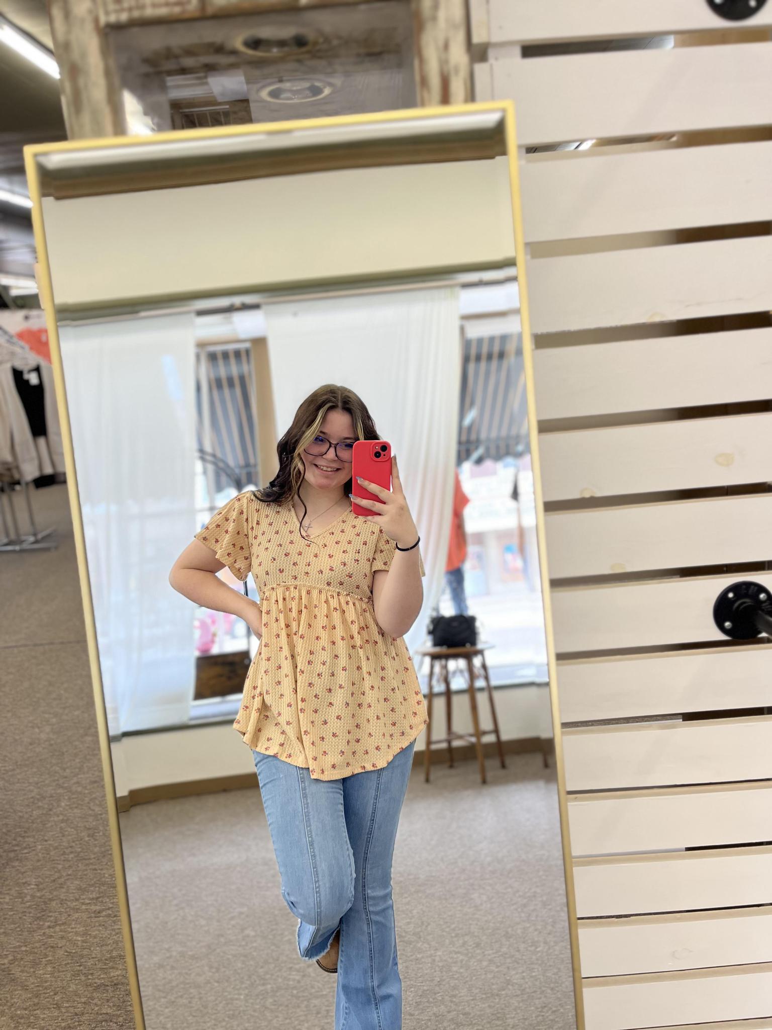 Babydoll Top - Taupe