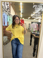 Round Neck Tee - Dusty