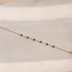 Emerald Gemstone Bracelet