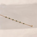 Emerald Gemstone Bracelet