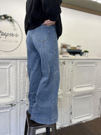 Hw Liza Multi Inseam Palazzo Jeans