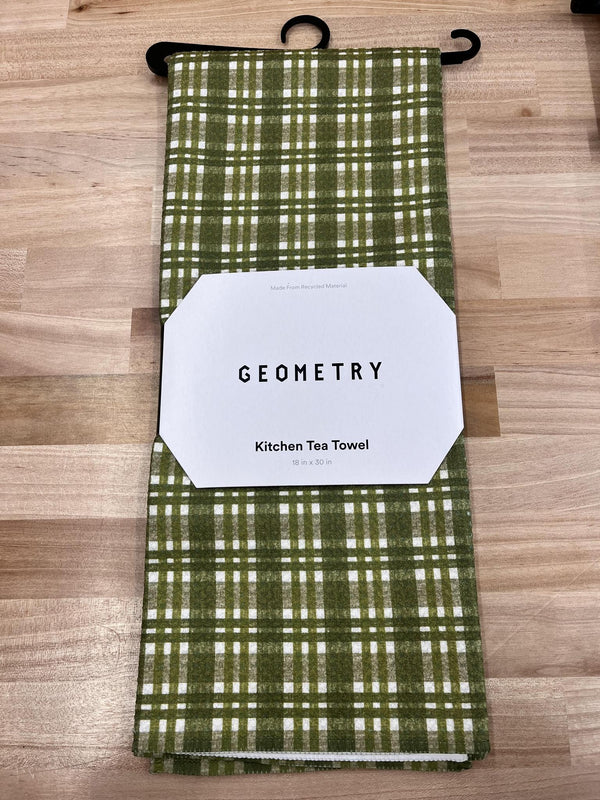 Geometry Shay Plaid - Tea Towel
