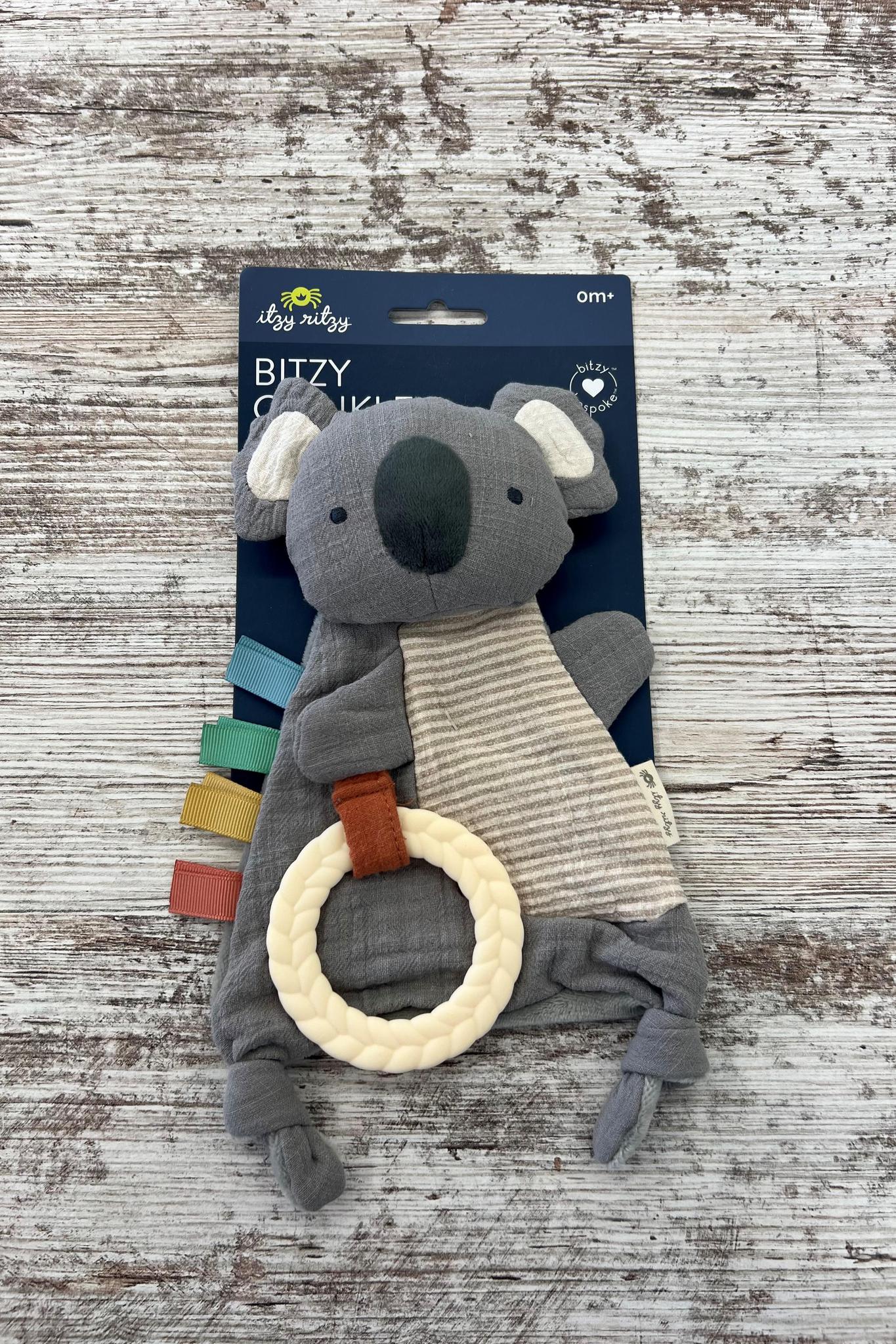 Crinkle Sensory Toy with Teether