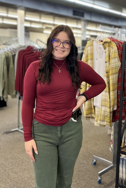Cabernet Turtleneck
