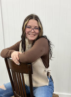 Side Tie Sweater Vest - Beige