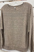 Brushed Oversized Batwing Sweater