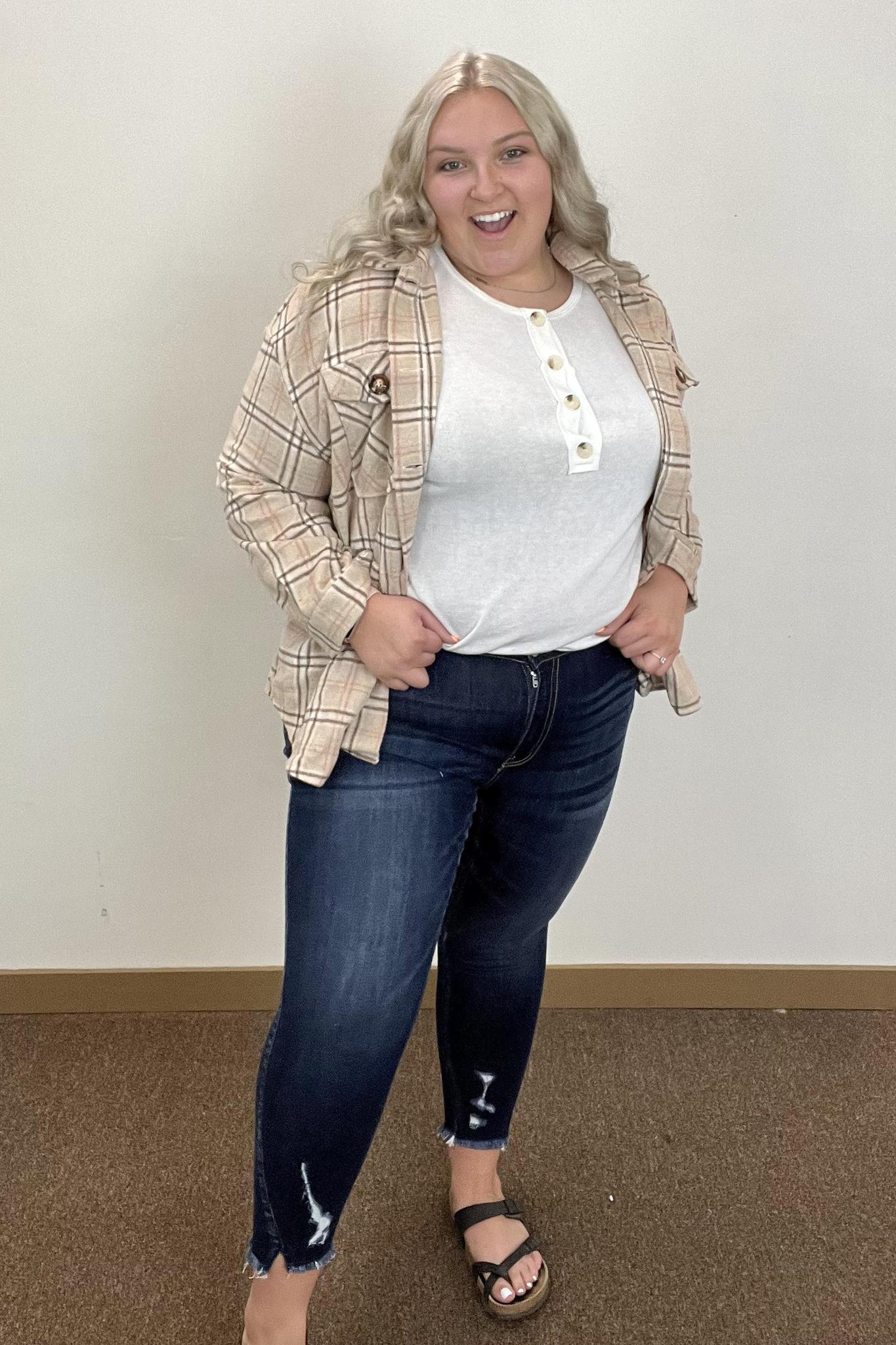 Kancan Comfort Stretch Mid Rise Skinny