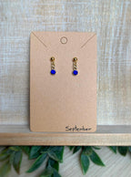 Birthstone Earrings Gold