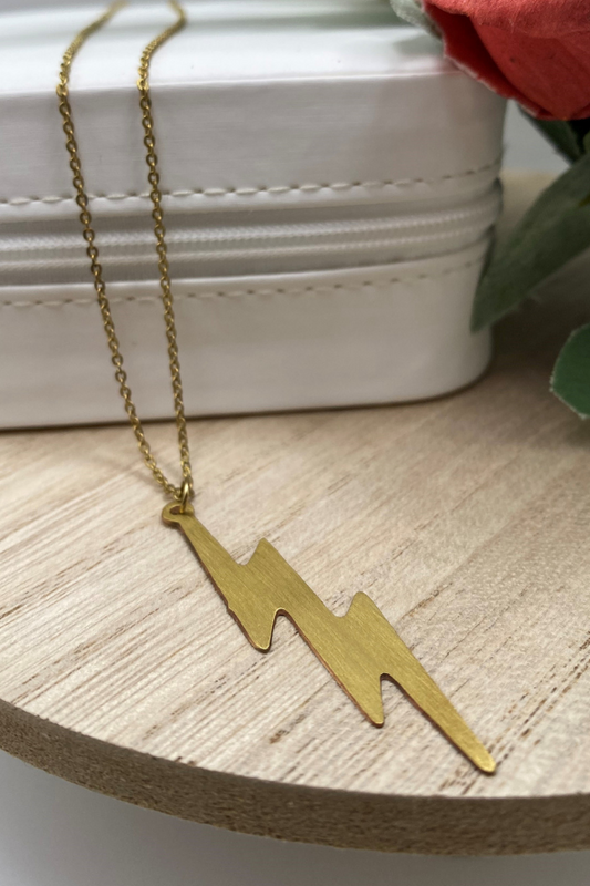 Large Lightning Bolt Necklace