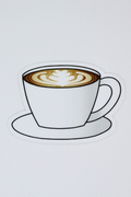 Latte Art Sticker