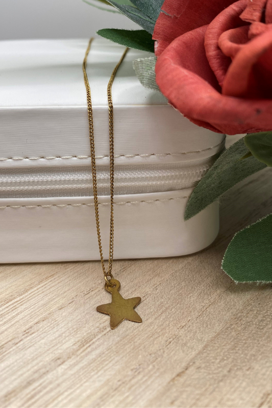 Gold Star Necklace