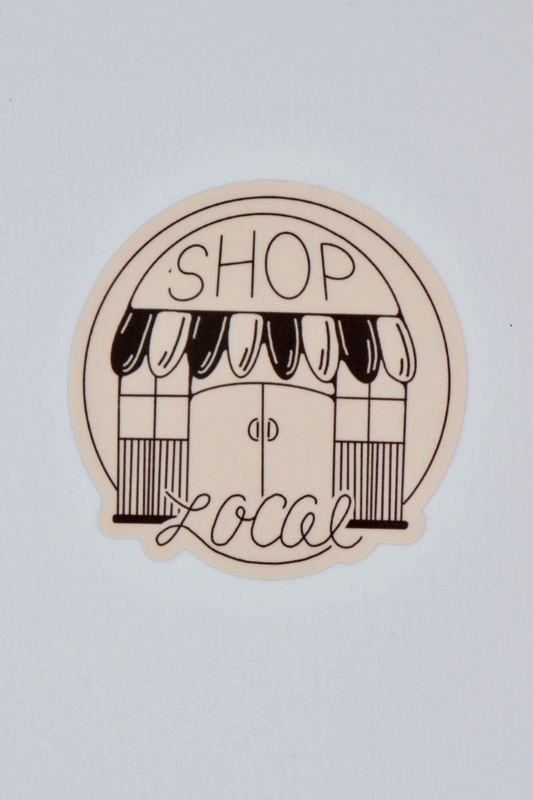 "Shop Local" Sticker