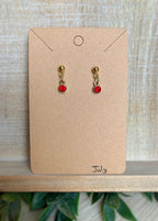 Birthstone Earrings Gold