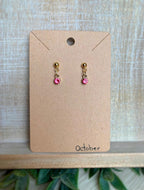 Birthstone Earrings Gold