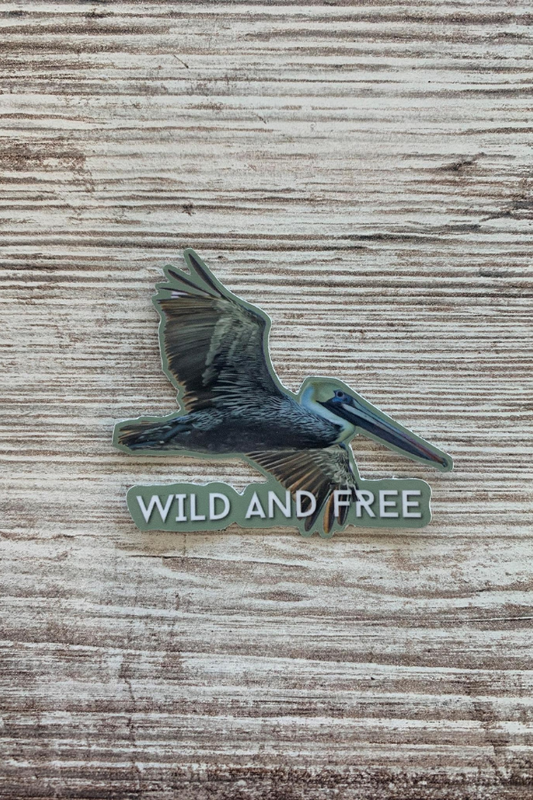 Wild and Free Sticker